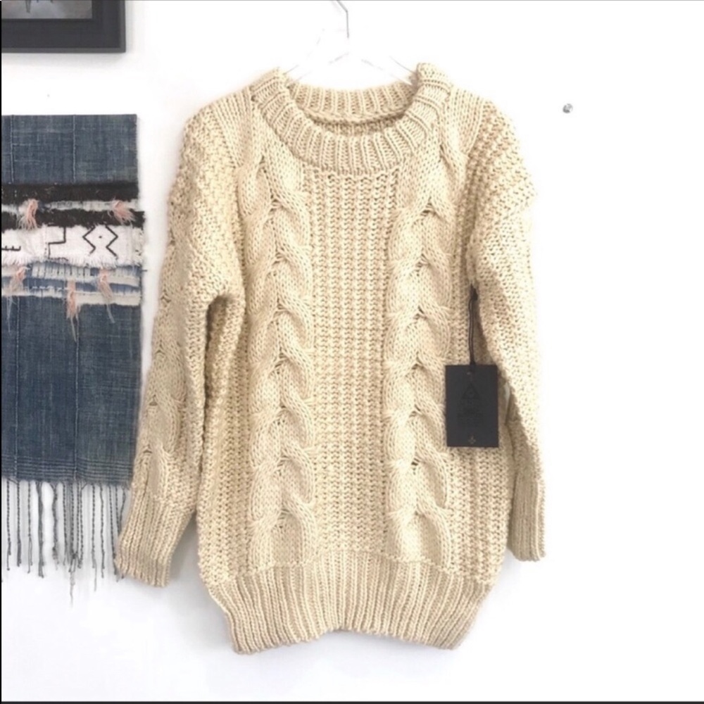 URBAN OUTFITTERS UNIF REVERB Chunky Knit Sweater - Picture 4 of 6